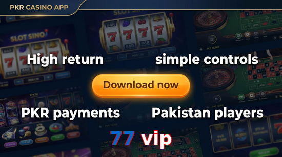 Main screen of 77 Vip gamedownload page for PK players