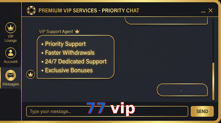Payment and PKR controls in 77 Vip